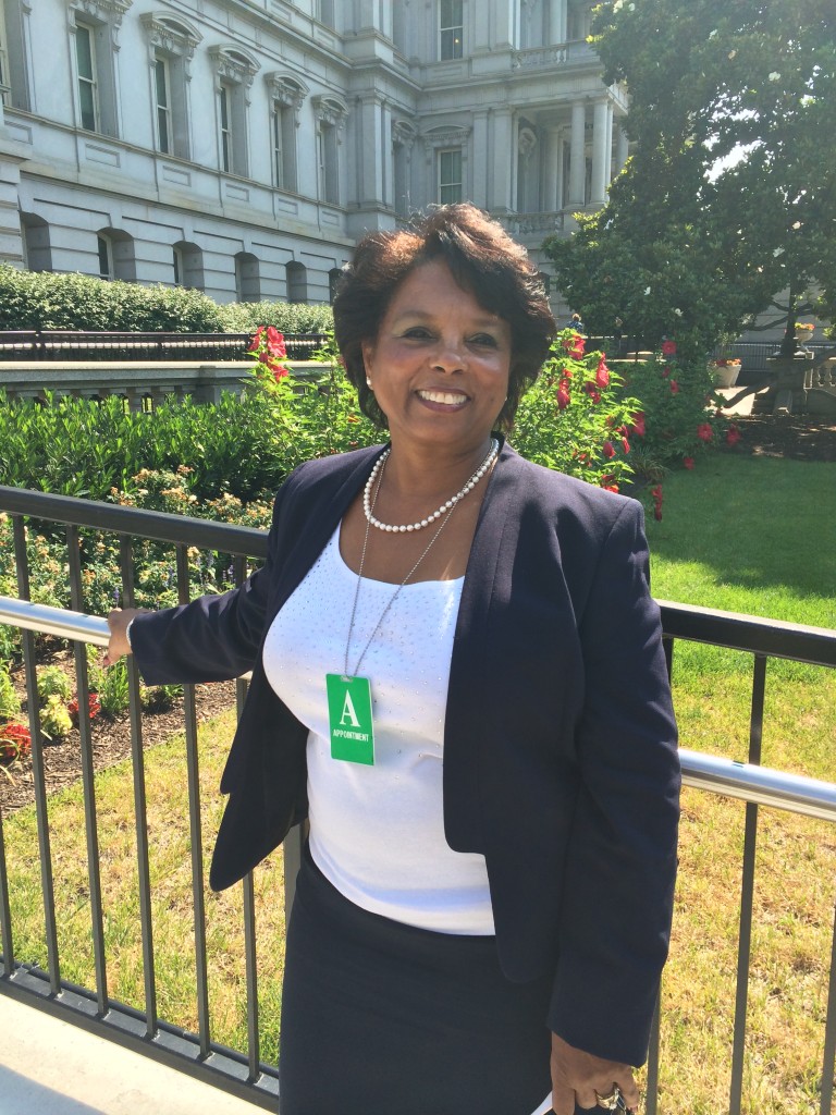 Barbara at the White House